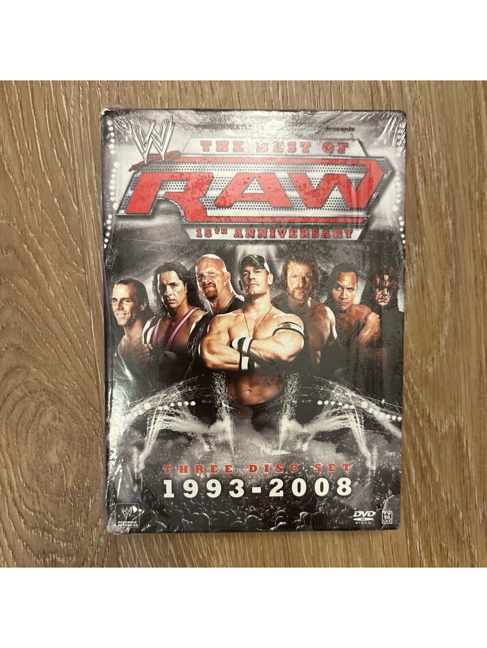 WWE The Best Of Raw 15th Anniversary 3 Disc DVD Box Set 1993-2008 Wrestling